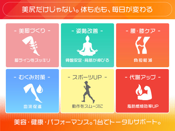 【座るだけ。美尻、覚醒。】GREO ヒップアブダクター